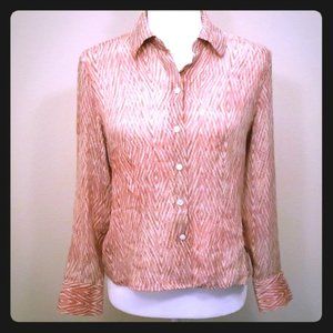 Caslon, Women's Silk Blouse, Size Medium Petite